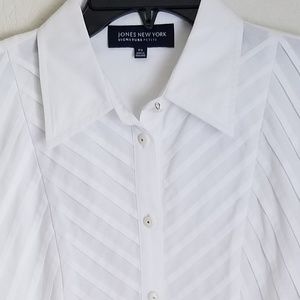 Jones New York white dress shirt
